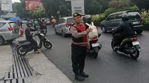 Polsek Cidadap Laksanakan Patroli Sore untuk Jaga Keamanan Lalu Lintas