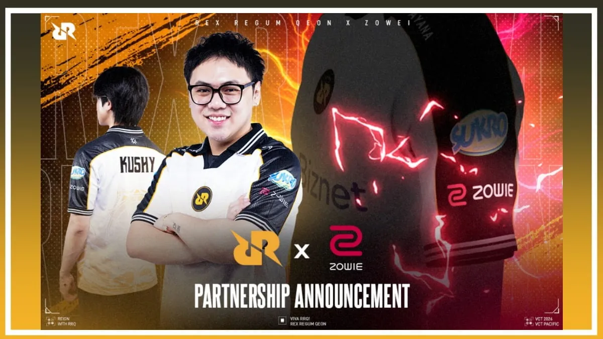 RRQ Jalin Kemitraan Strategis dengan ZOWIE untuk Hadapi Musim Esports 2026