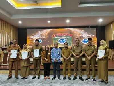 Kabupaten Solok Raih Penghargaan atas Pelayanan Publik Berkualitas