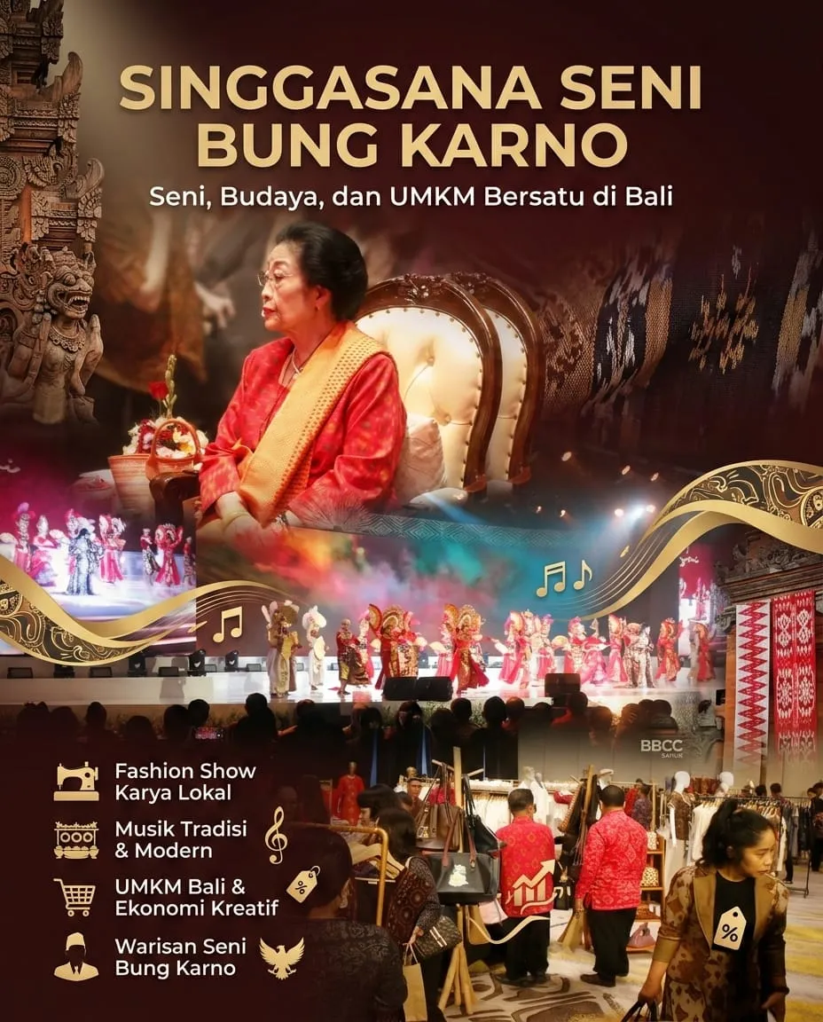 Pagelaran Seni Bung Karno Meriahkan Budaya dan Ekonomi Lokal di Bali
