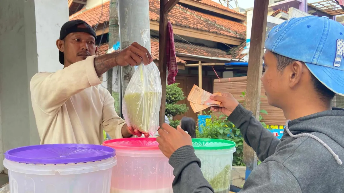 Es Kacang Hijau Aples, Pilihan Takjil Legendaris di Ramadan Indramayu