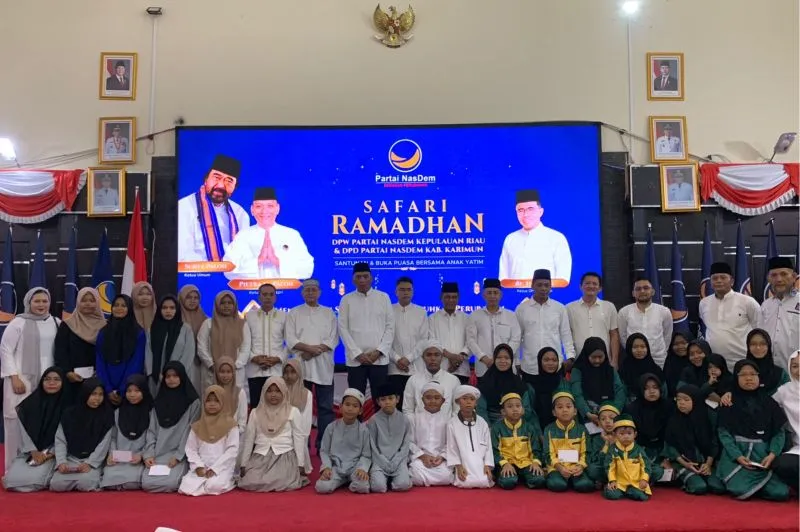 DPW NasDem Kepri Gelar Safari Ramadan dan Santuni Anak Yatim di Karimun