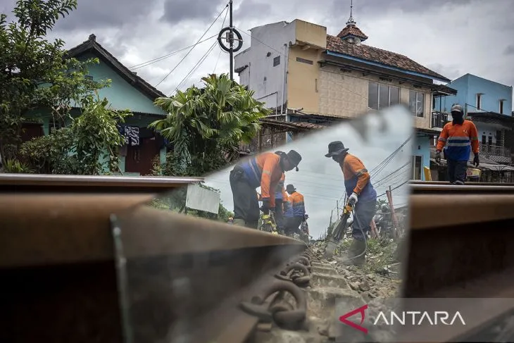 PT KAI Daop 2 Bandung Percepat Perawatan Jalur Kereta Api Jelang Lebaran 2026
