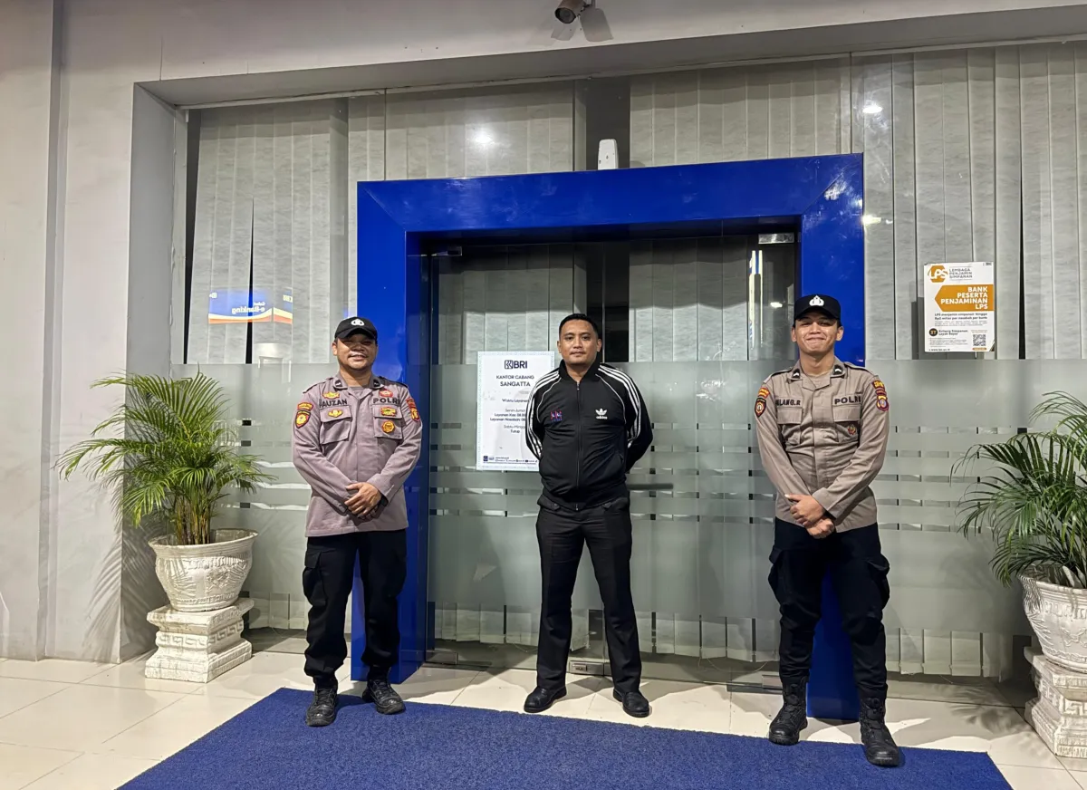 Polsek Sangatta Utara Lakukan Patroli Malam di Area ATM