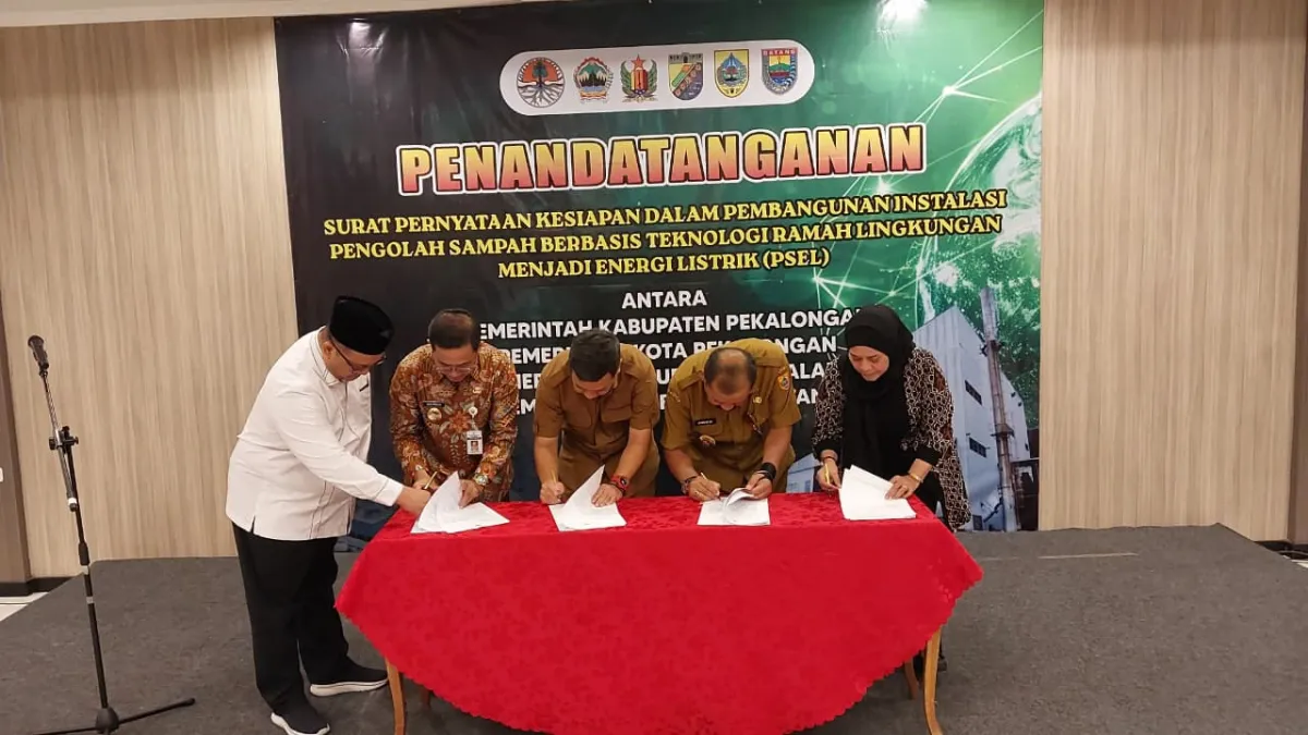 Pekalongan Raya Sepakati Pembangunan Pembangkit Listrik dari Sampah