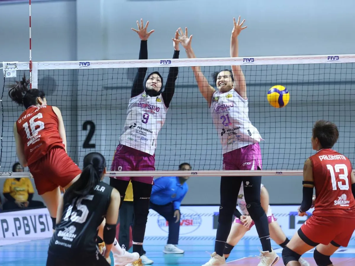 Popsivo Polwan Amankan Tiket Final Four Proliga 2026 Usai Kalahkan Medan Falcons