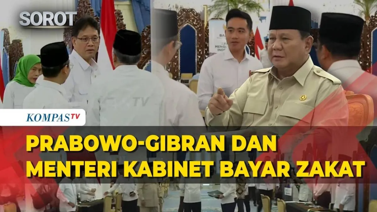 Presiden Prabowo dan Wapres Gibran Serahkan Zakat di Istana