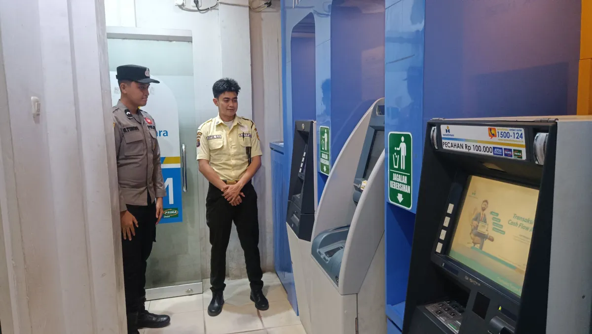 Polsek Sangatta Utara Lakukan Patroli Malam untuk Cegah Kriminalitas di Area ATM