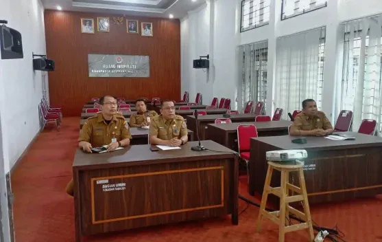 Pemkab Humbahas Partisipasi dalam Validasi Data Penanganan Pengungsi Pasca-Bencana