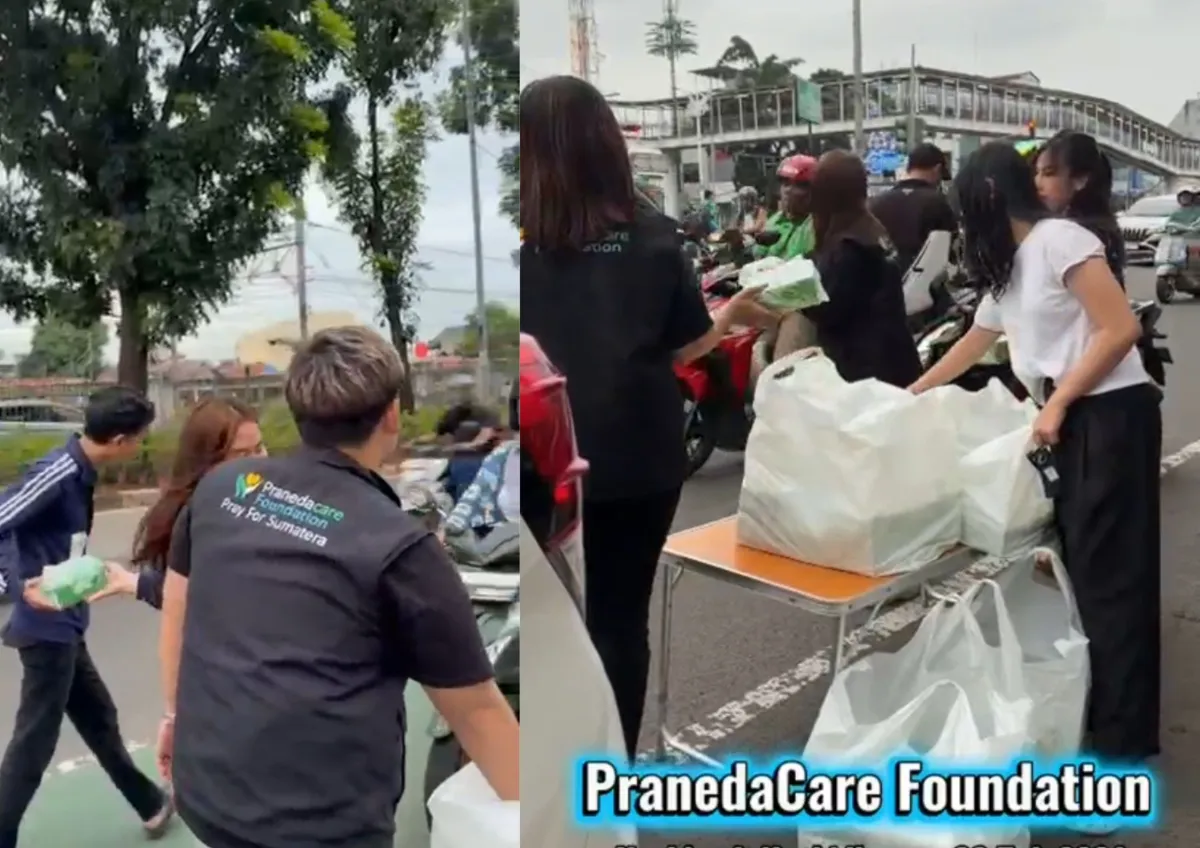 Praneda Care Foundation Tebar Takjil dan Bantuan Sosial di Ramadan