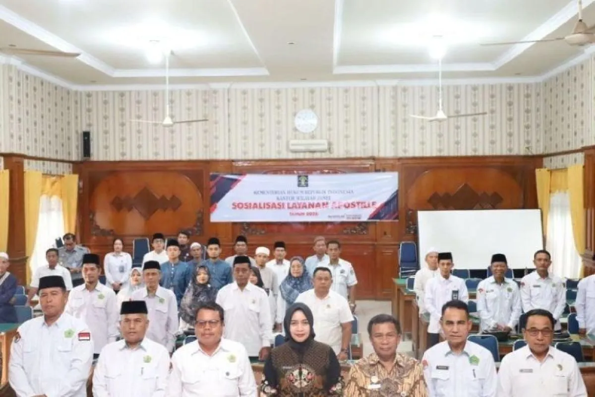 Kemenkum Jambi Perkenalkan Layanan Apostile untuk Permudah Legalisasi Dokumen