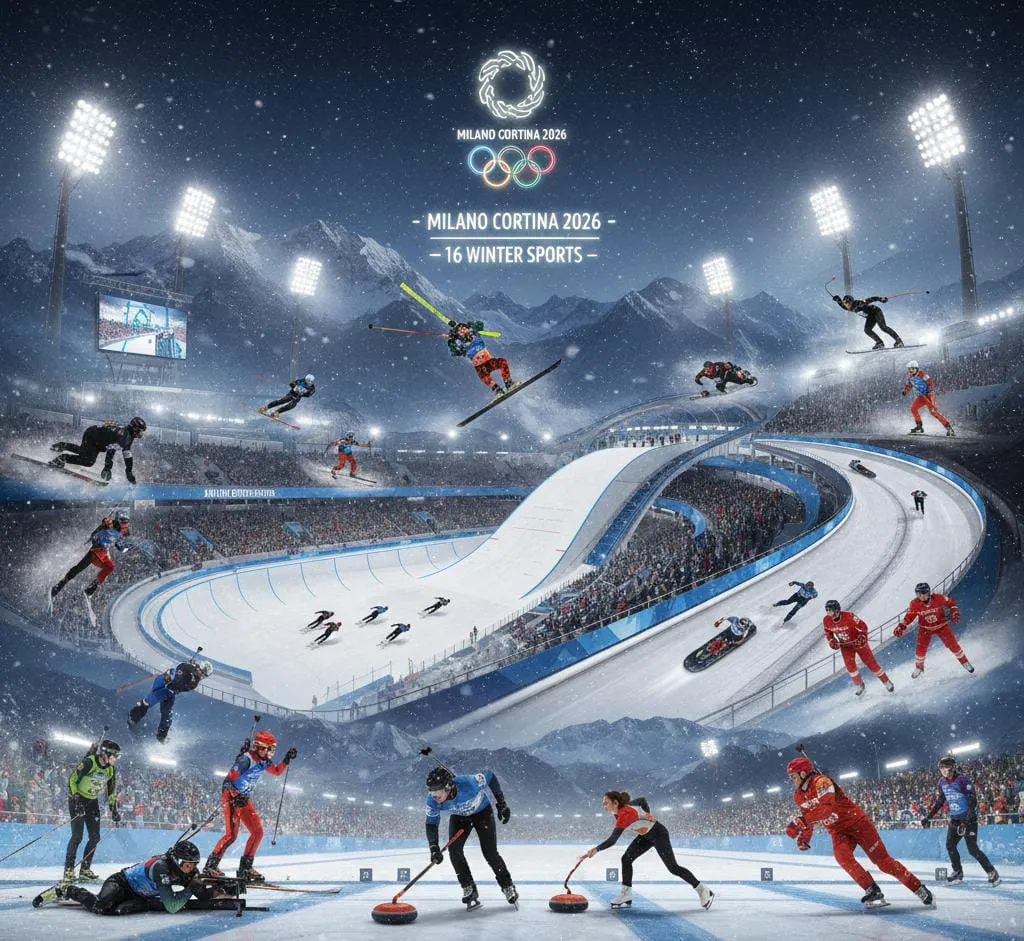 16 Cabang Olahraga di Olimpiade Musim Dingin 2026 Milan Cortina