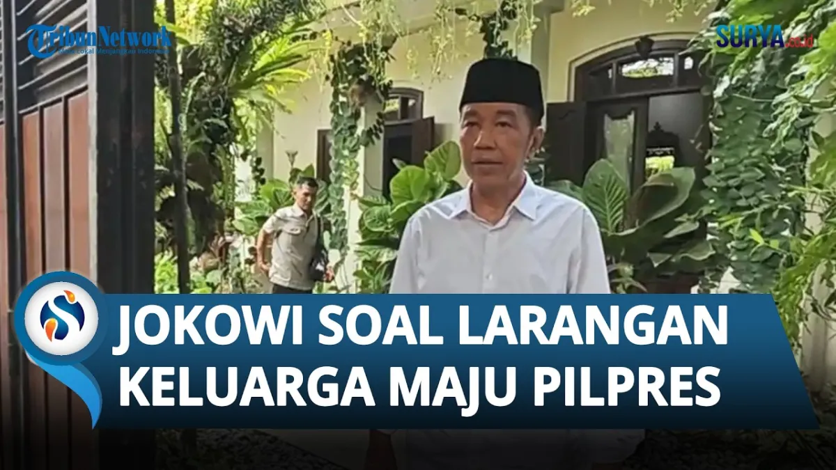 Jokowi Tunggu Proses MK Terkait Gugatan Larangan Keluarga Presiden Maju Pilpres