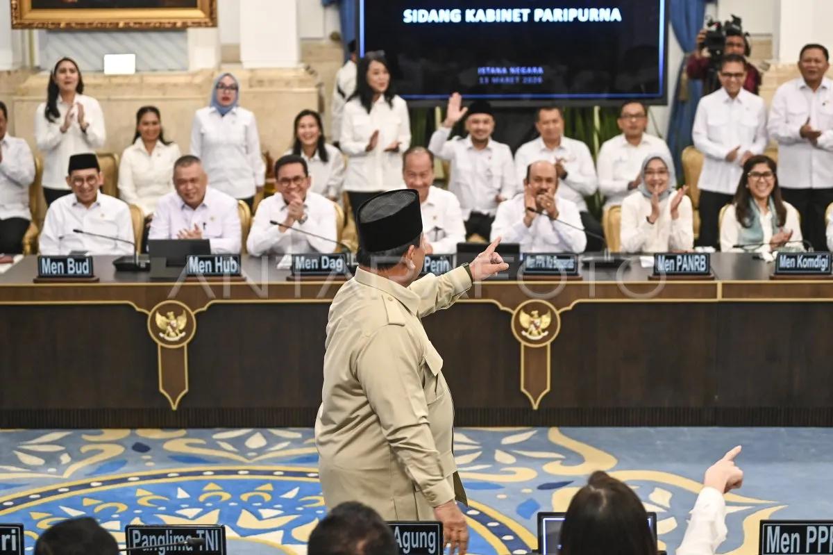 Sidang Kabinet Paripurna Bahas Kondisi Perang dan Persiapan Idul Fitri