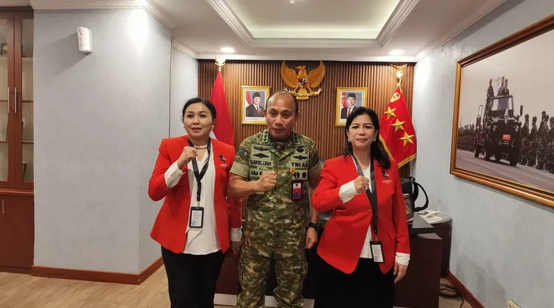 Audiensi Perempuan Indonesia Maju dengan Kabacadnas untuk Perkuat Komponen Cadangan Nasional