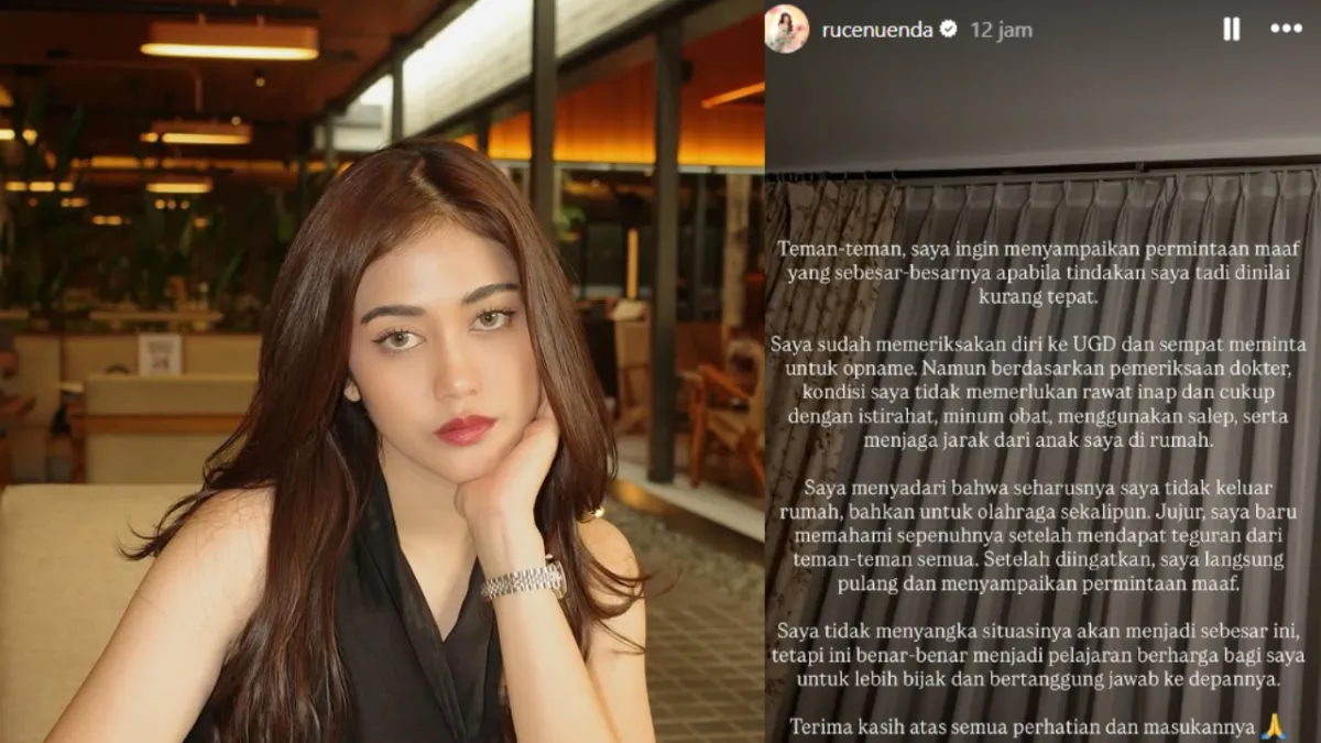 Ruce Nuenda Minta Maaf Usai Dikecam Keluar Rumah Saat Sakit Campak
