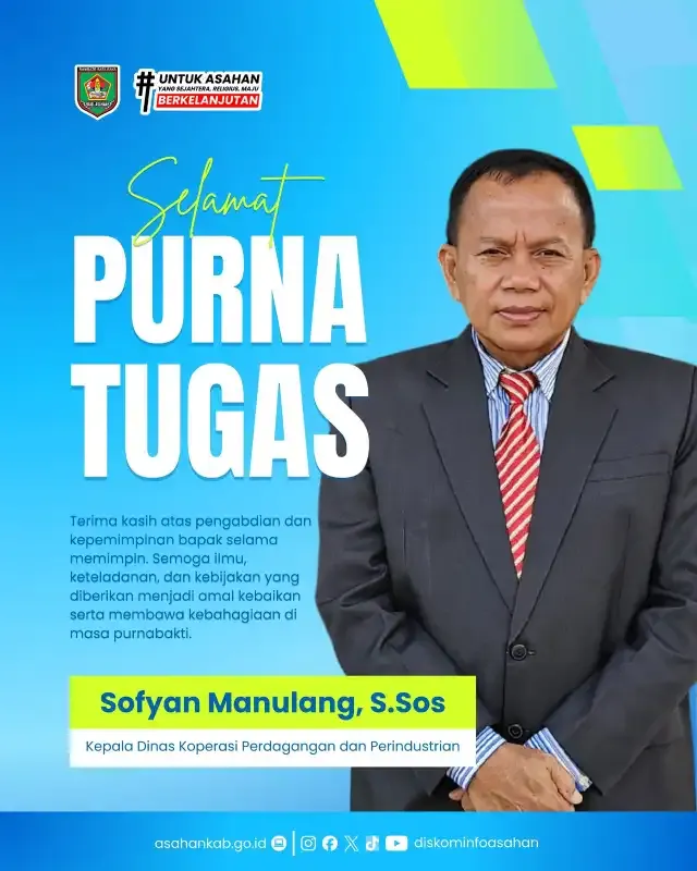 Pemerintah Asahan Berikan Penghargaan kepada Sofyan Manulang atas Dedikasi dan Pengabdian