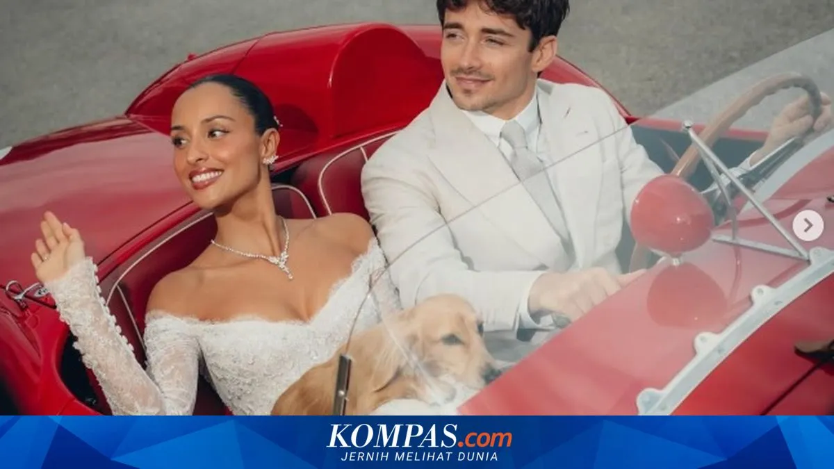 Charles Leclerc Resmi Menikah dengan Alexandra Saint Mleux di Monaco