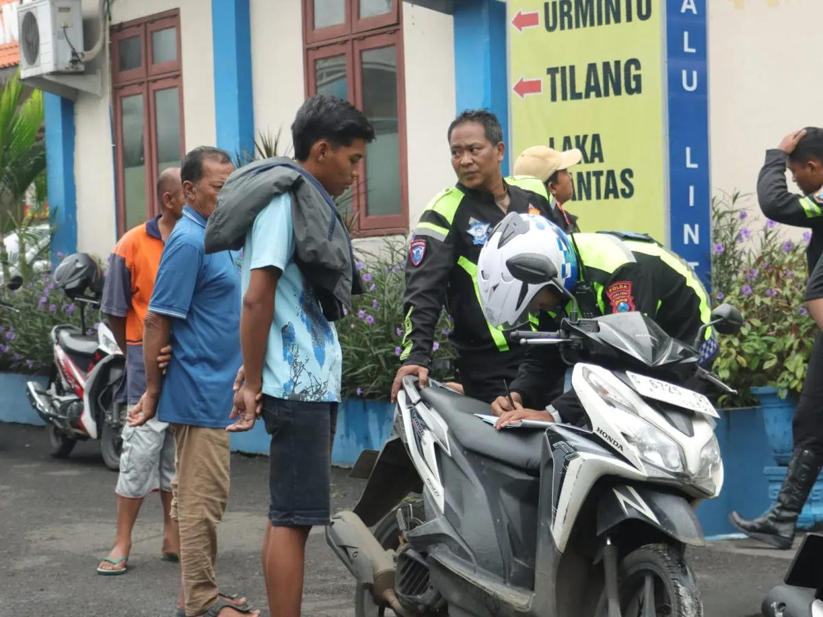 Satlantas Mojokerto Intensifkan Patroli Cegah Balap Liar Selama Ramadan