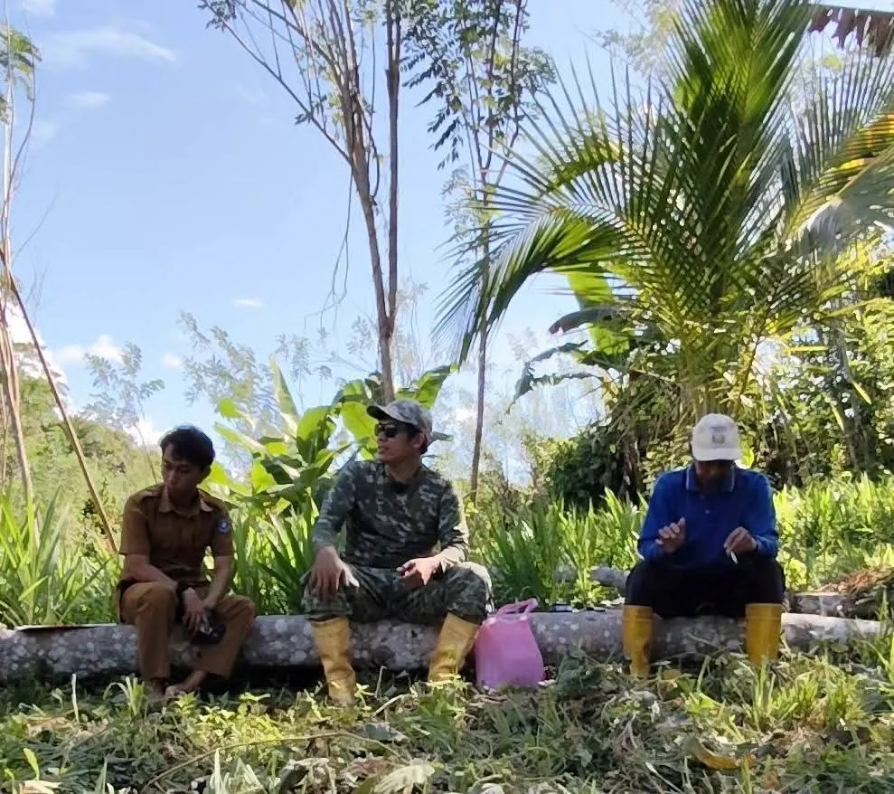 Kepala Desa Salassae Pantau Pelaksanaan Program Ketahanan Pangan