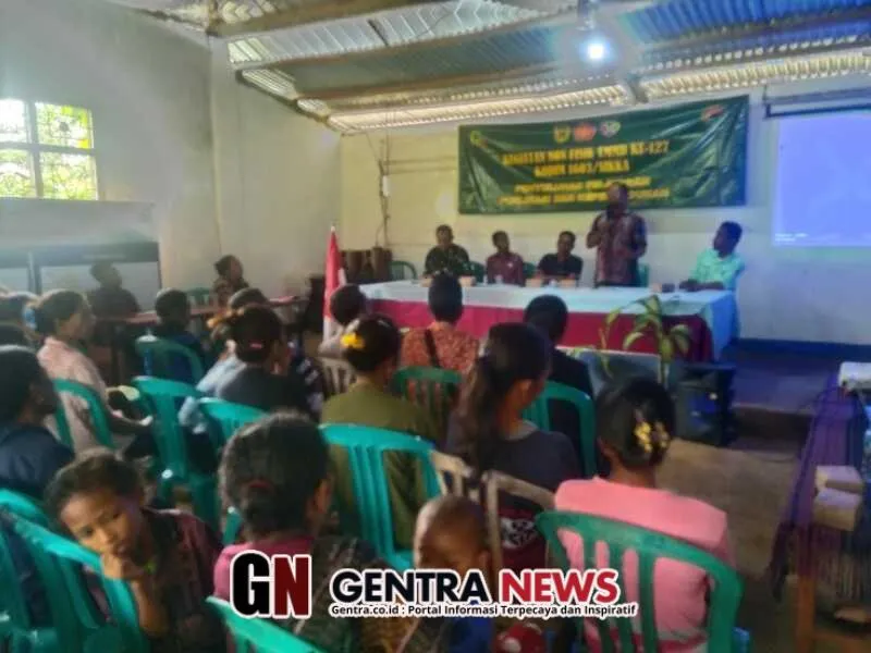 TMMD Ke-127 TNI Tingkatkan Kesadaran Administrasi Kependudukan di Sikka