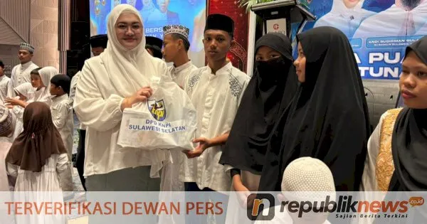 KNPI Sulsel Gelar Buka Puasa dan Santunan untuk Anak Yatim