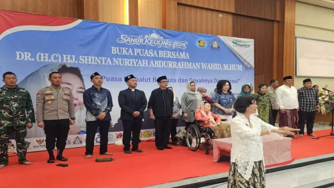 Shinta Nuriyah Ajak Jaga Kebhinekaan Melalui Buka Puasa Lintas Agama di Sidoarjo