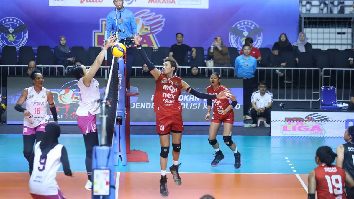 Jakarta Popsivo Polwan Melangkah ke Final Four Proliga 2026 Usai Kalahkan Medan Falcons