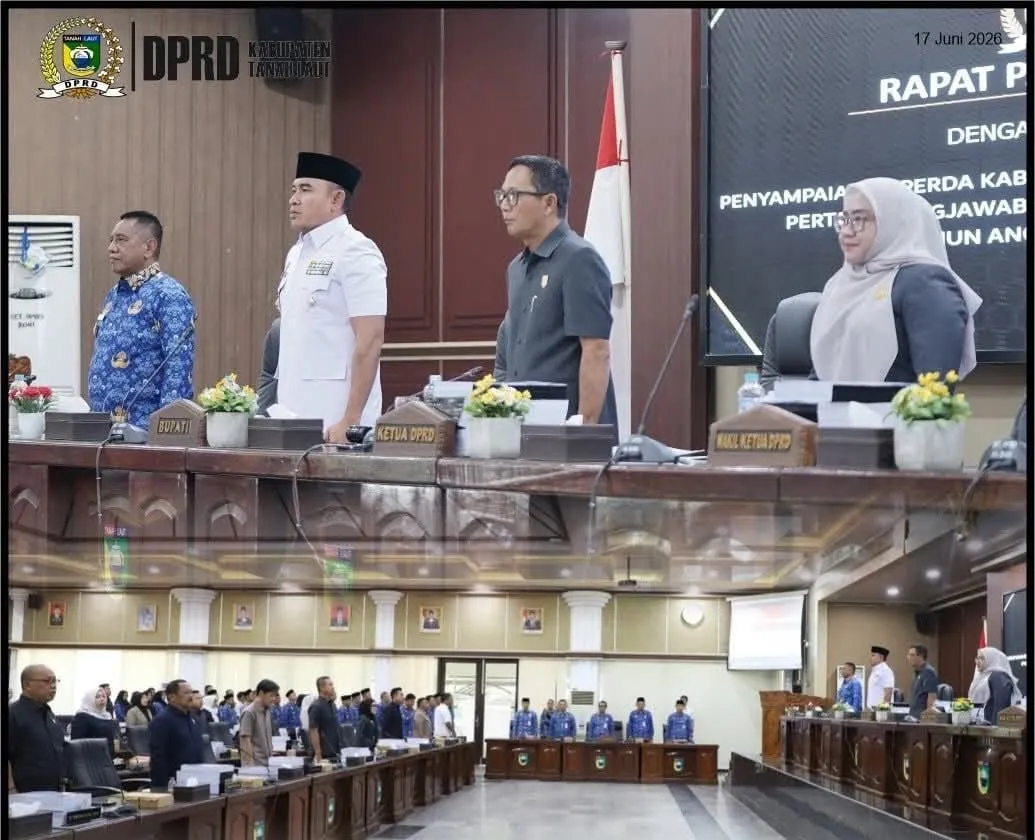 DPRD Tanah Laut Bahas Pertanggungjawaban APBD 2025 dalam Rapat Paripurna