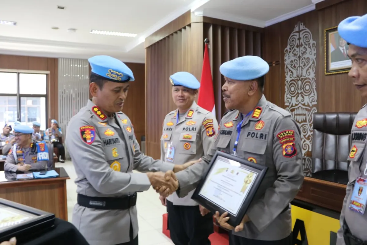 Sie Propam Polres Berau Raih Dua Penghargaan di Rakernis Polda Kaltim 2026