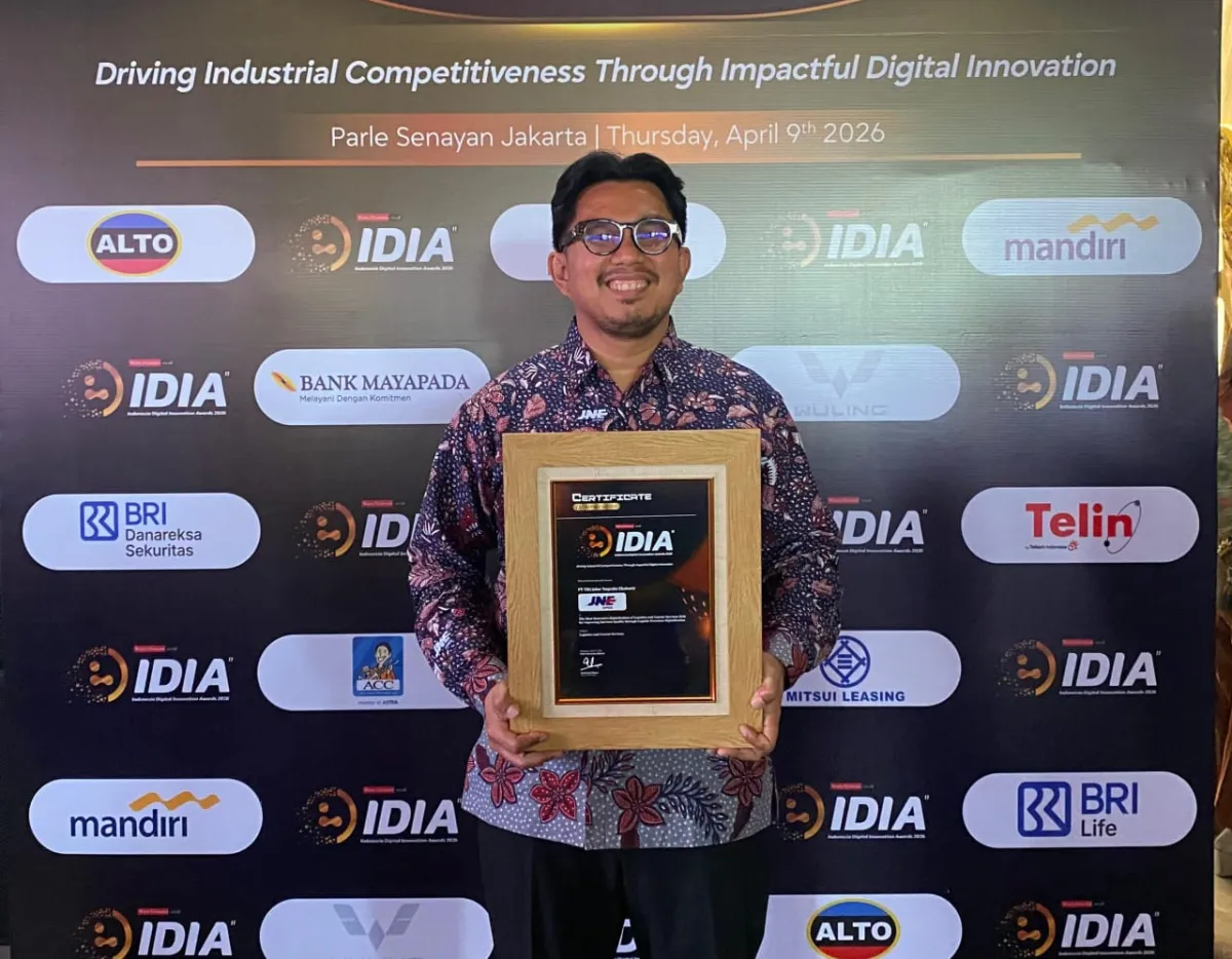 JNE Raih Penghargaan di Indonesia Digital Innovation Awards 2026