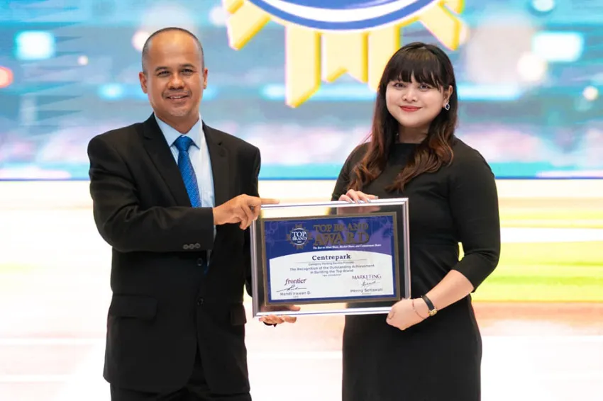 Centrepark Raih Top Brand Award 2026, Tegaskan Dominasi di Manajemen Parkir Berbasis Teknologi