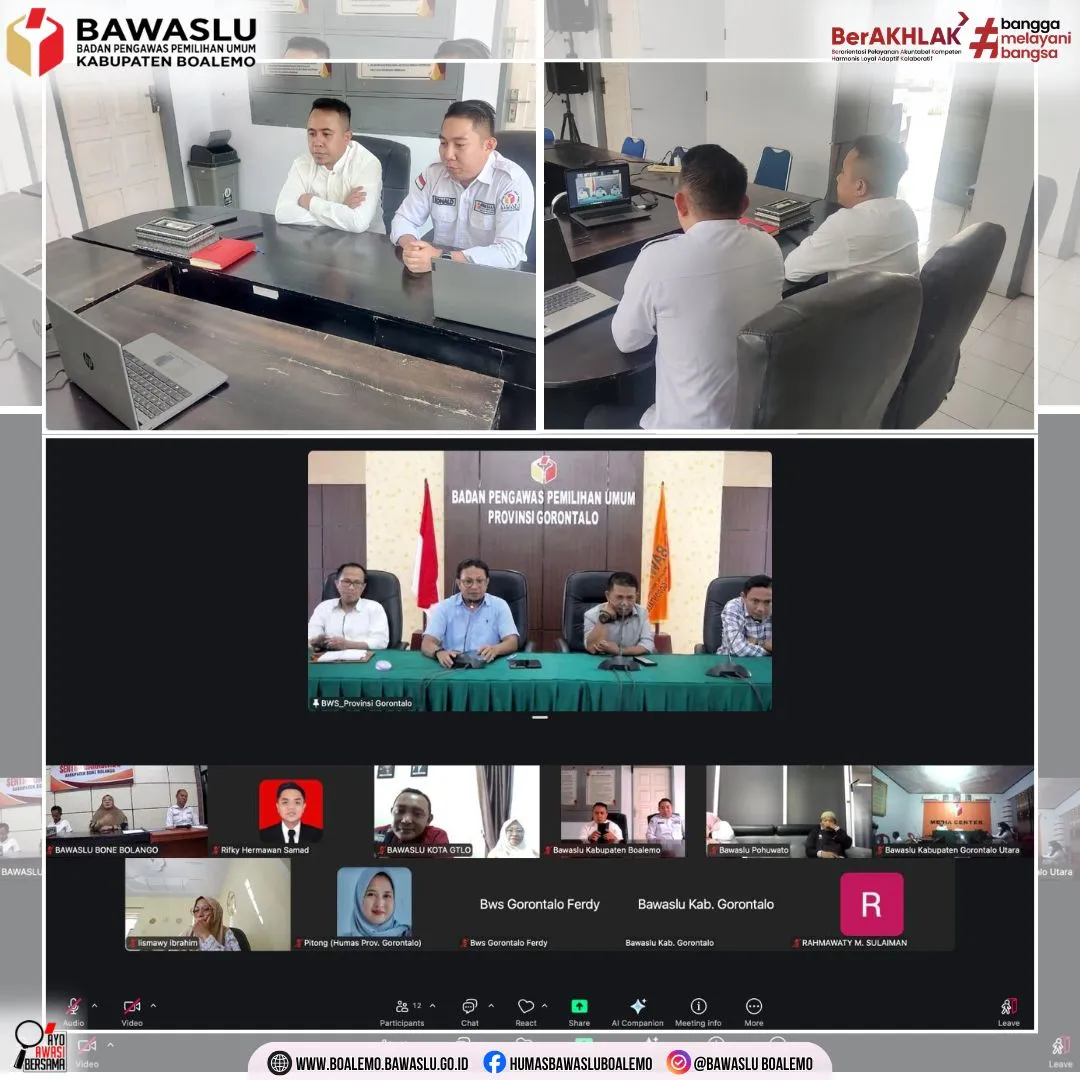 Bawaslu Boalemo Siap Lantik Saka Adhyasta Pemilu 2026