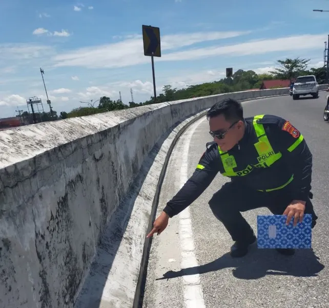 Perempuan Meninggal Usai Jatuh dari Flyover Pasar Pagi Arengka Pekanbaru