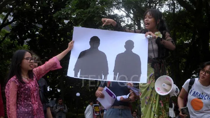 Aksi Simpul Puan Soroti Kekerasan Gender di Bandung