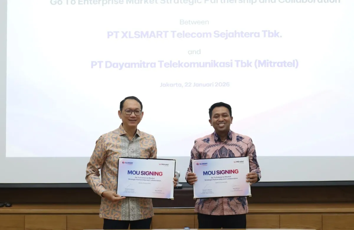 XLSMART dan Mitratel Jalin Kerja Sama Perluas Layanan ICT untuk Korporasi