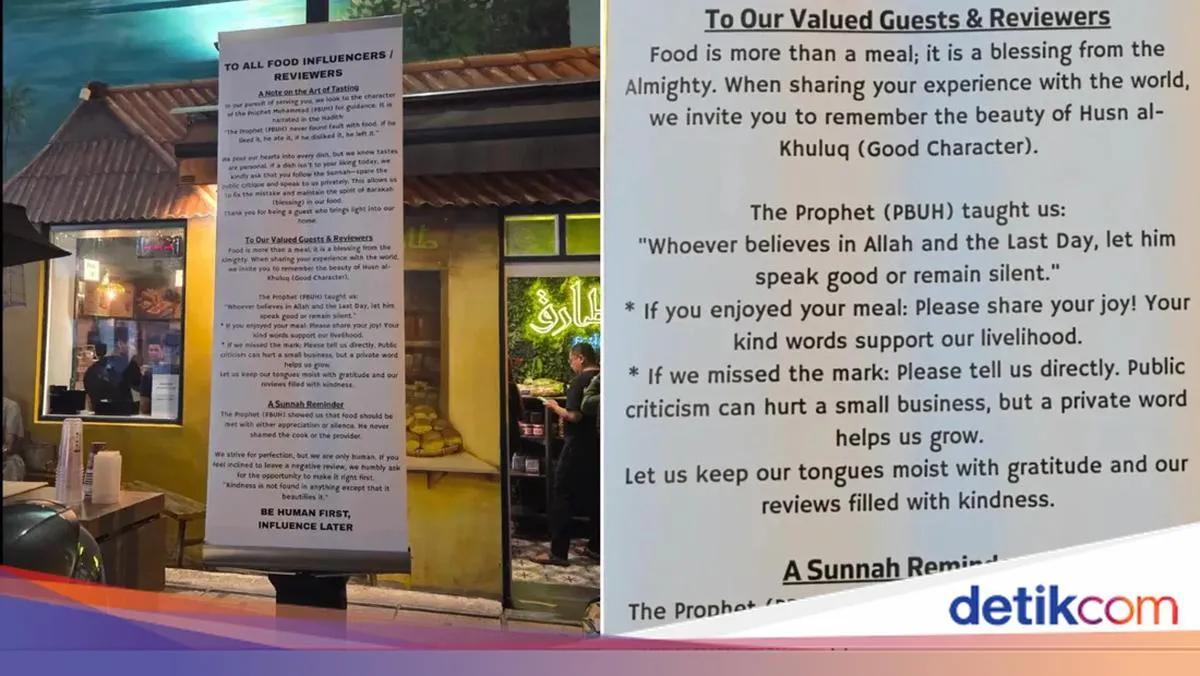Spanduk Bazar Ramadan Serukan Influencer untuk Ulasan Sopan