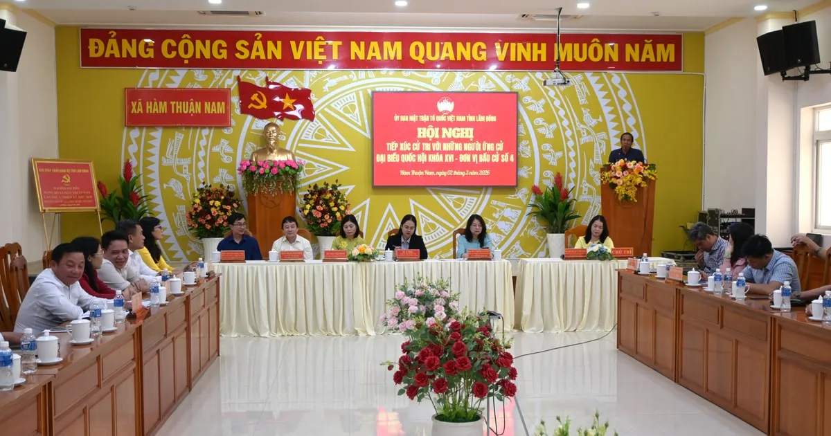 Kandidat Anggota Majelis Nasional Temui Pemilih di Ham Thuan Nam dan Ham Thanh