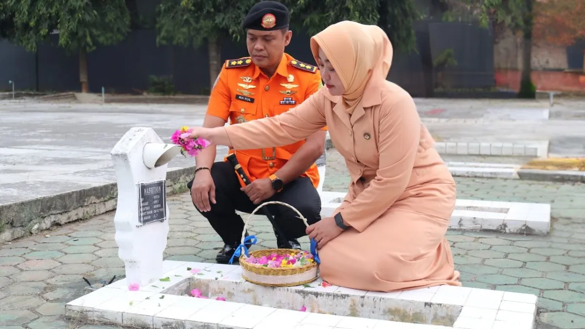 Basarnas Palu Kenang Jasa Pahlawan dalam Ziarah HUT ke-54