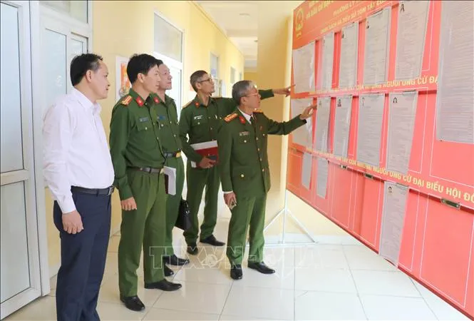 Kepolisian Ninh Binh Pastikan Hak Suara Tahanan Dalam Pemilu