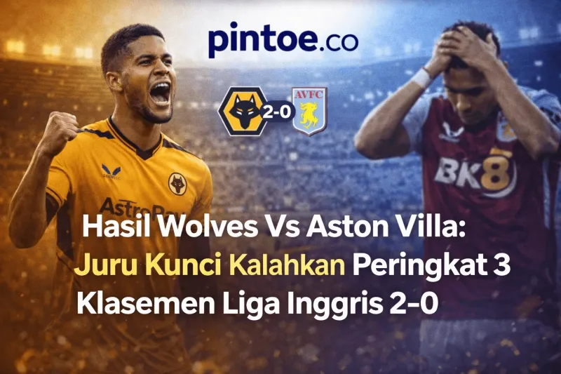 Wolves Kejutkan Aston Villa dengan Kemenangan 2-0