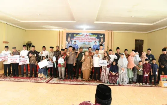 Safari Ramadan Bantu Rumah Ibadah dan Santunan Sosial di Bengkalis