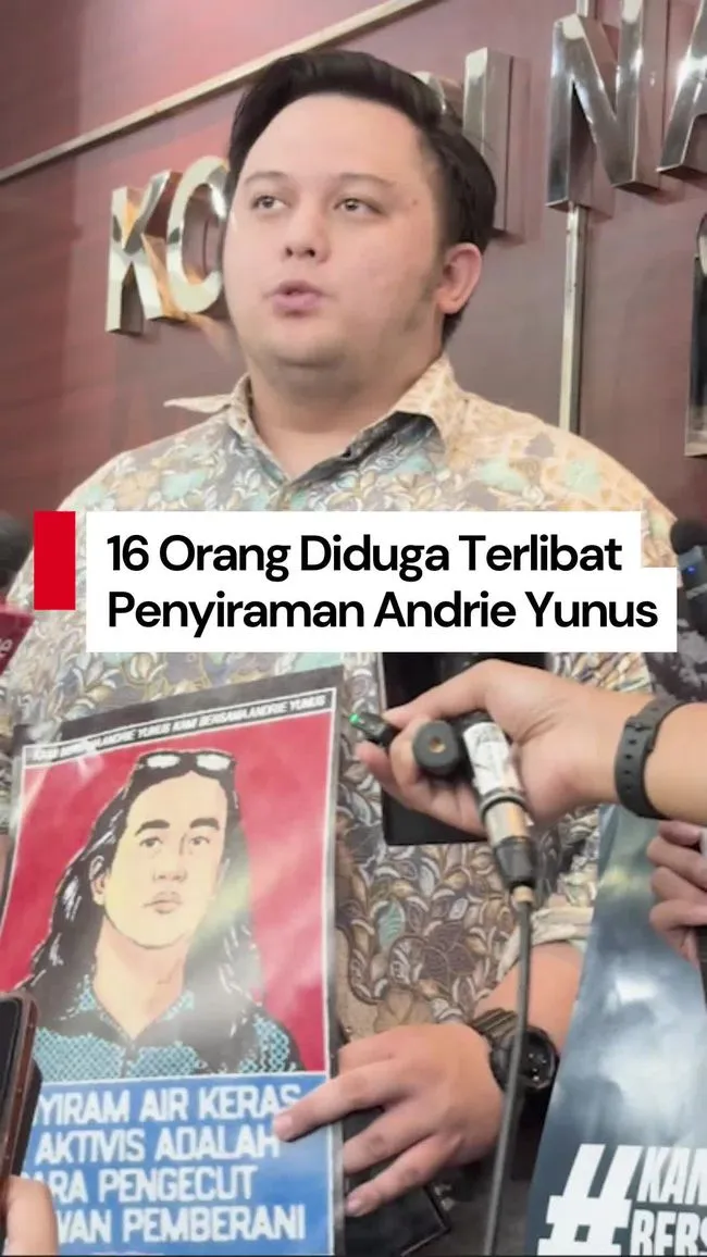 Tim Advokasi Ungkap Dugaan 16 Pelaku Penyiraman Air Keras kepada Andrie Yunus
