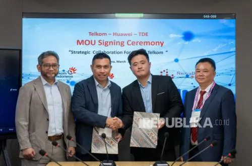 Telkom dan Huawei Teken MoU untuk Pengembangan Infrastruktur Digital dan Data Center
