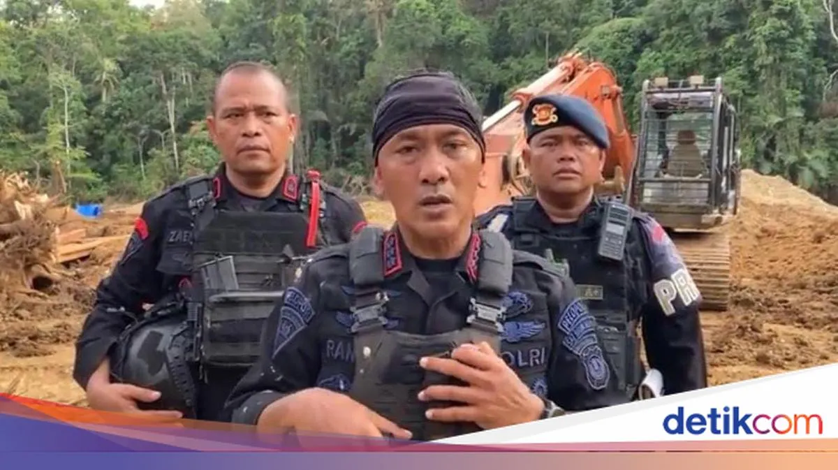 Penangkapan 7 Tersangka dan Penyitaan 14 Ekskavator di Tambang Emas Ilegal Madina