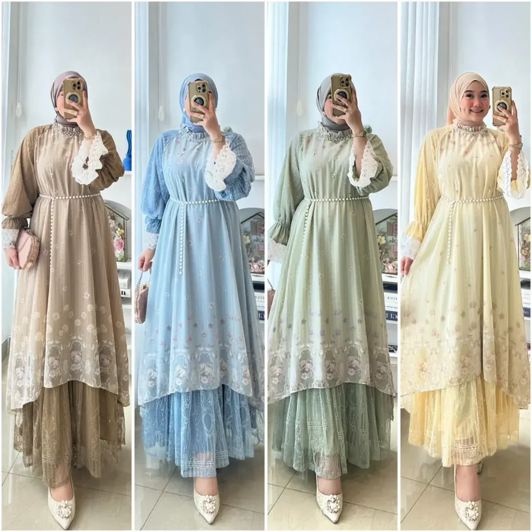 Tren Gamis 'Bini Orang' Siap Warnai Lebaran 2026