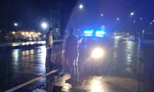 Polsek Srandakan Lakukan Patroli Malam untuk Jaga Ketertiban Remaja