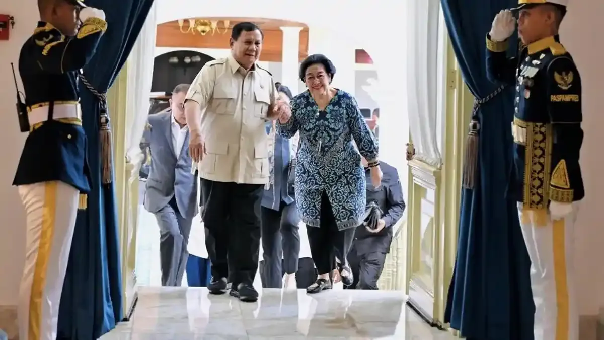 Prabowo dan Megawati Bahas Isu Strategis dalam Pertemuan Akrab di Istana