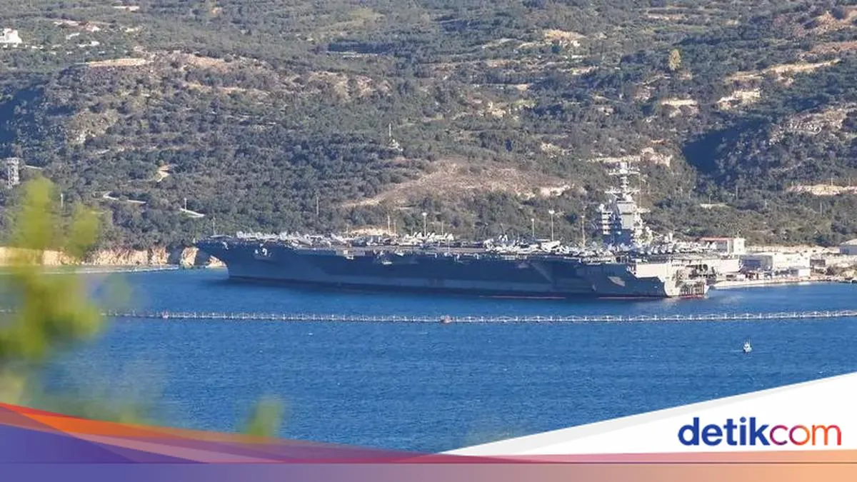 Kapal Induk AS USS Gerald R Ford Tiba di Lepas Pantai Israel