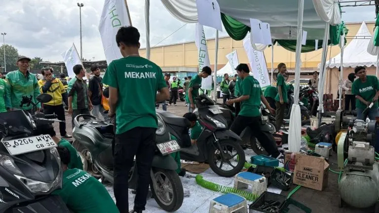 Dompet Dhuafa Sediakan Servis Gratis untuk 1.447 Pengemudi Ojek Online di Ramadan